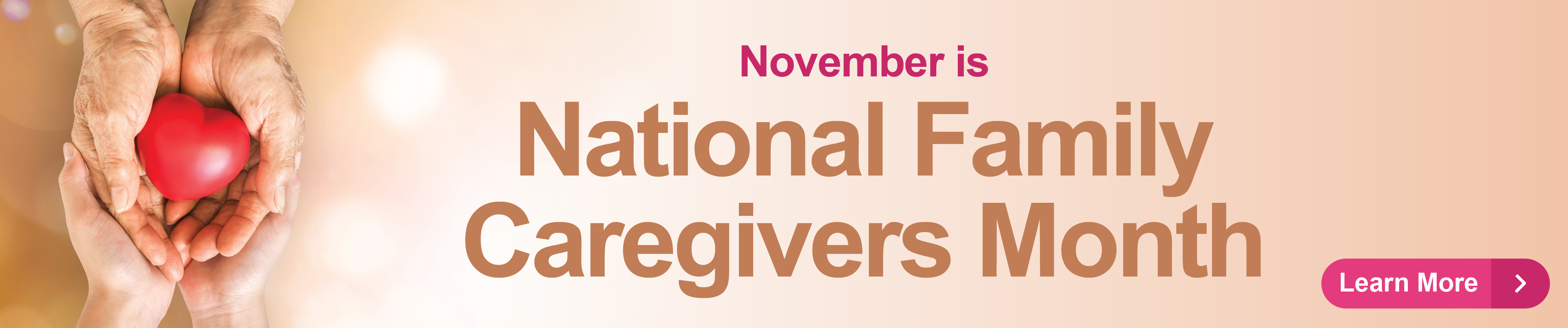 November is National Family Caregivers Month