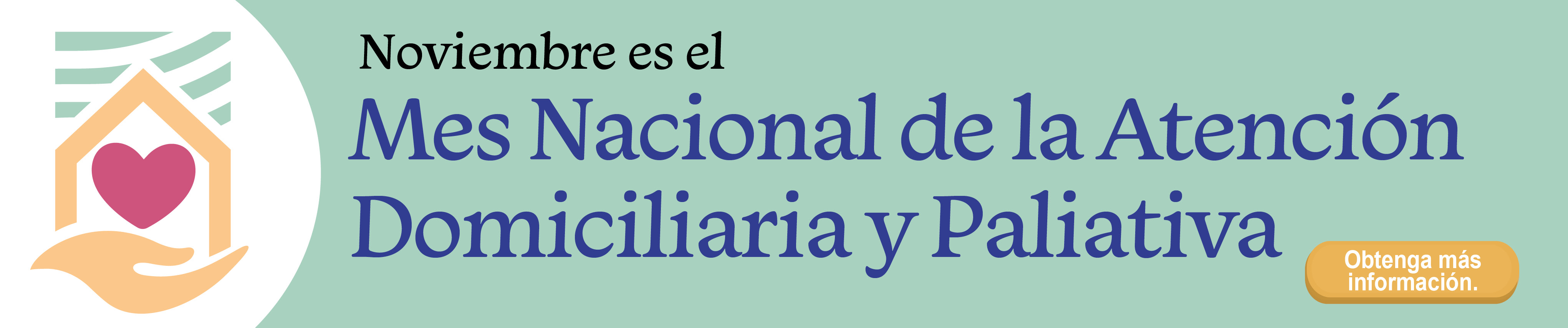 Noviembre es el Mes Nacional de la Atención Domiciliaria y Paliativa