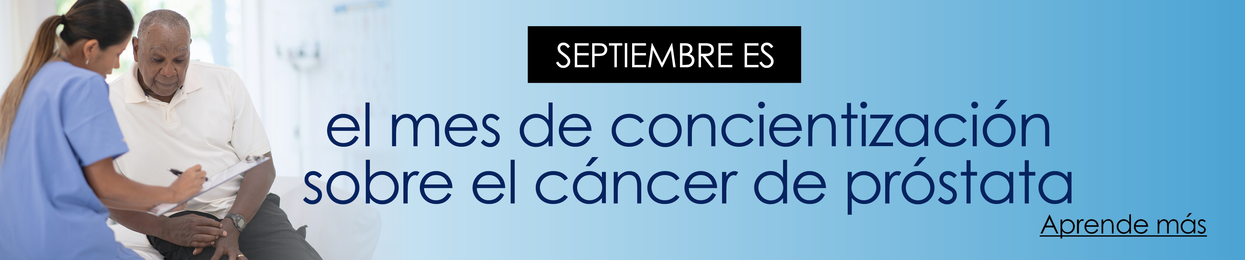 El mes de concientización sobre el cáncer de próstata