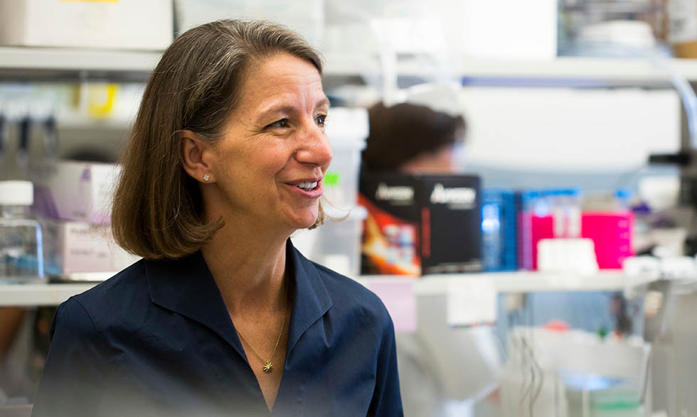 Rebecca Richards-Kortum, Ph.D., studies how technology can improve health. She and her team developed a low-cost, portable fiber optic microscope that allows doctors to easily test for cervical cancer.  