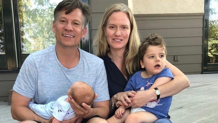 Richard Engel and his wife Mary lost their son Henry, right, in 2022 to Rett syndrome. Their younger son Theo was born in 2019.  