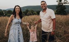 Alise and Mike Crutchman with their son, Connor. Alise and Mike remained dedicated to starting a family after their losses.