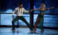 Rashad Jennings performs with partner Emma Slater.