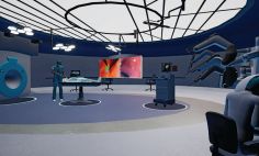 La aplicación "Surgery of the Future" ("Cirugía del futuro") ofrece una visita virtual a la sala de operaciones del futuro.  