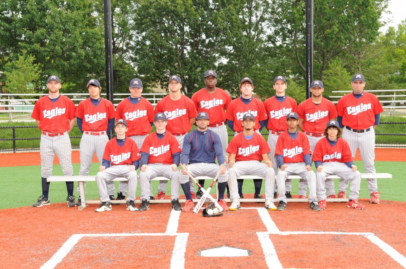 David Rice coaching baseball.